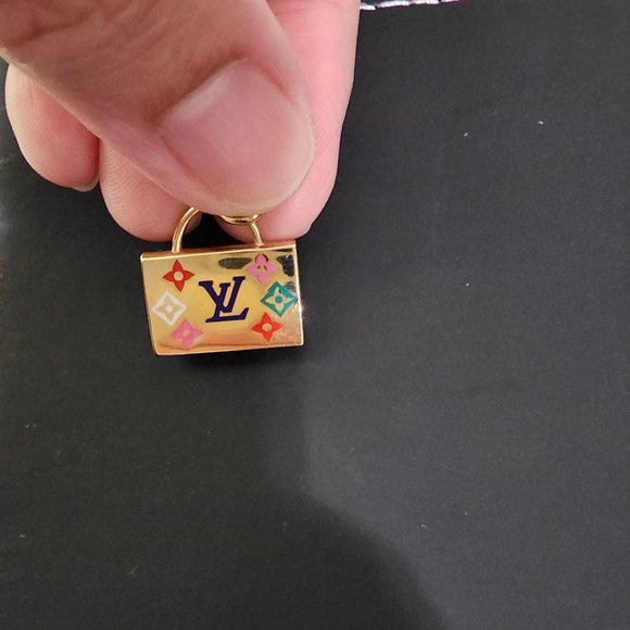 Pendant bag multi color design 18k gold - Picture 8 of 15